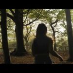 Girl Running in a Forest Video